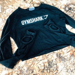 Gymshark fitted crop shirt